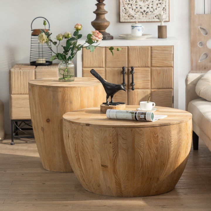 Buy farmhouse furniture White Cedar Acres | Modern Farmhouse Wooden Coffee Table - Modern Cottage Farmhouse Furniture