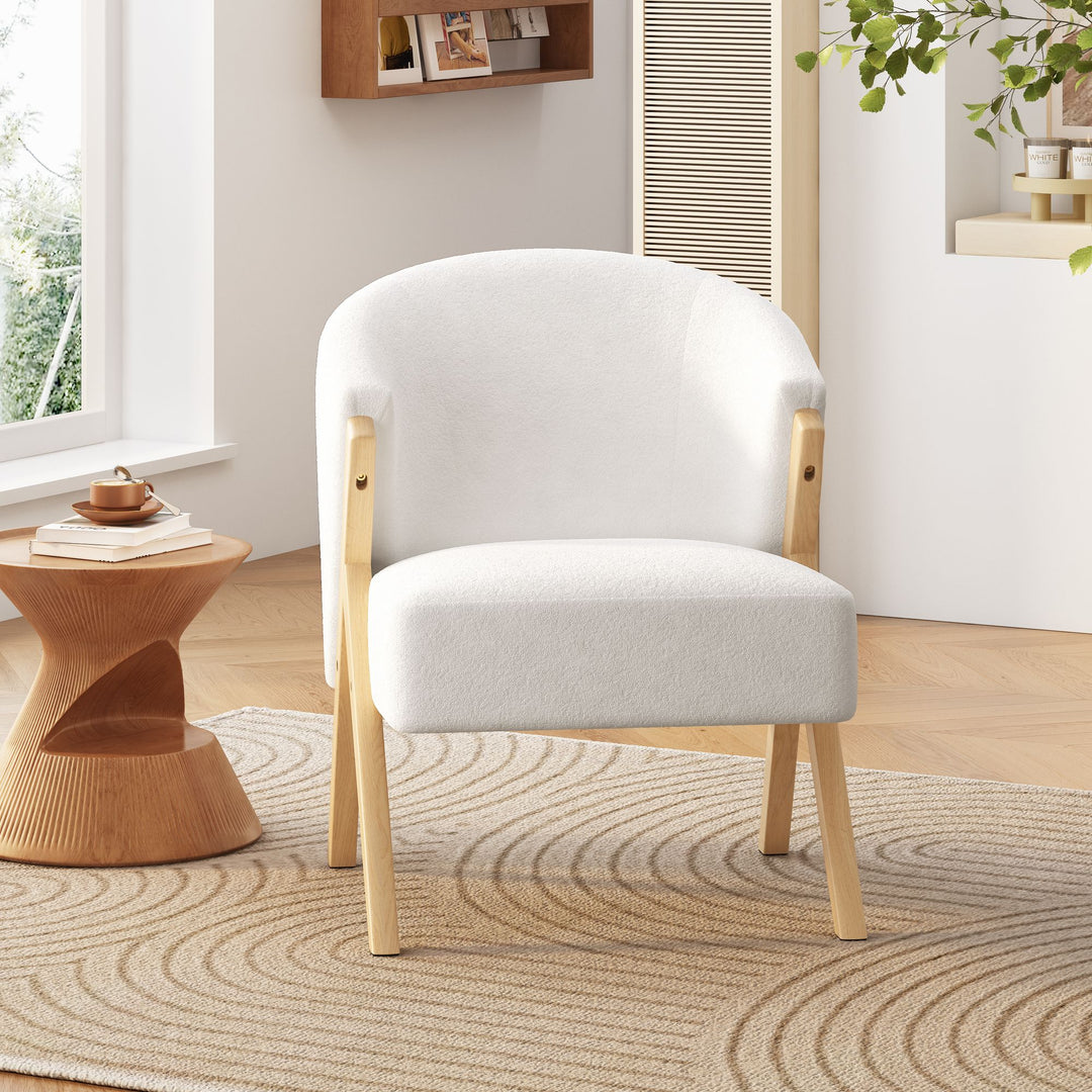 Buy farmhouse furniture Modern Upholstery Minimalist Farmhouse Contemporary Accent Chair - Modern Cottage Farmhouse Furniture
