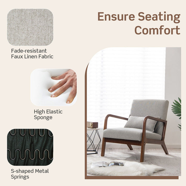 Buy farmhouse furniture Beige White Modern Contemporary Accent Chair - Modern Cottage Farmhouse Furniture