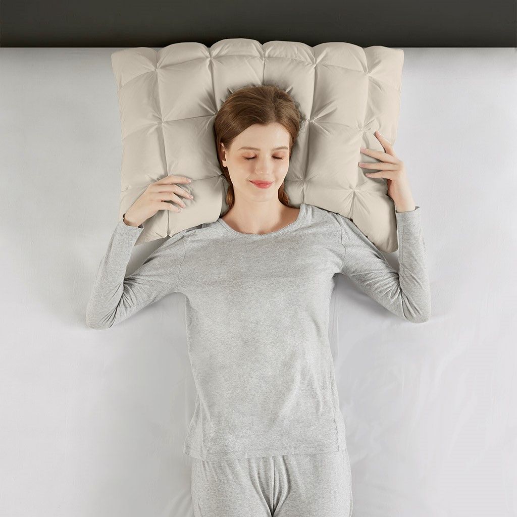 Buy farmhouse furniture Overfilled Pillow Protector Single Piece (King Size) - Modern Cottage Farmhouse Furniture