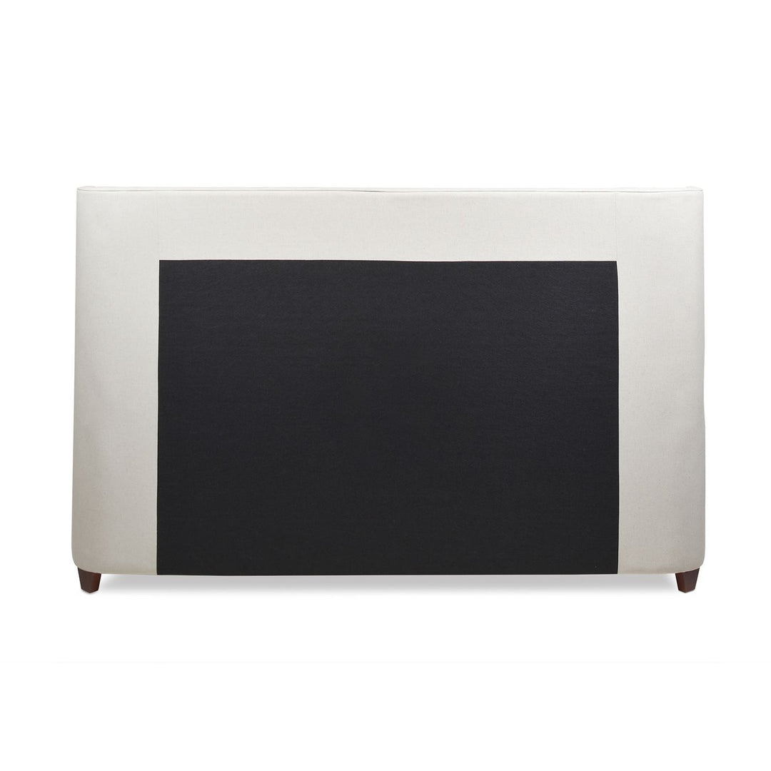 Buy farmhouse furniture Manhattan Shelter King Platform Bed Frame, Light Beige Linen - Modern Cottage Farmhouse Furniture