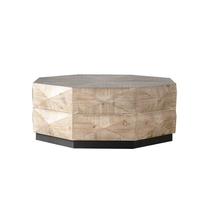 Buy farmhouse furniture Sage Creek Acres | Large Modern Farmhouse Octagon Coffee Table - Modern Cottage Farmhouse Furniture