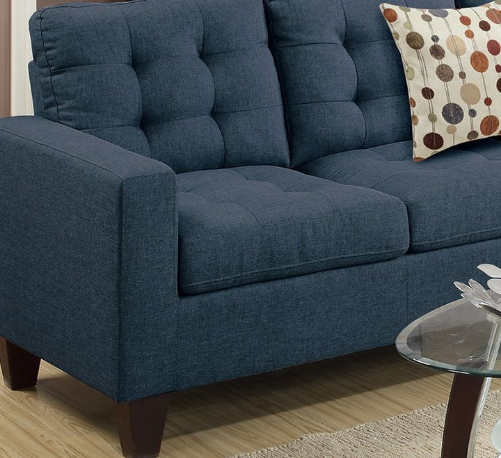 Buy farmhouse furniture Blue Modern Farmhouse Sofa Couch - Modern Cottage Farmhouse Furniture