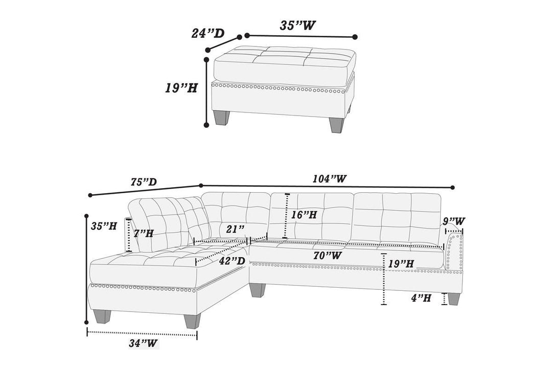 Buy farmhouse furniture The Blue Jay | Modern Blue 3pcs Farmhouse Cottage Sofa Couch - Modern Cottage Farmhouse Furniture