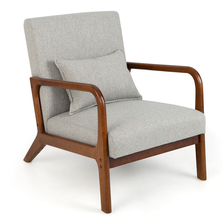 Buy farmhouse furniture Beige White Modern Contemporary Accent Chair - Modern Cottage Farmhouse Furniture
