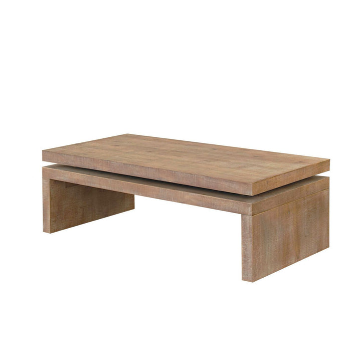 Buy farmhouse furniture Eclat | Natural Wood Modern Farmhouse Coffee Table - Modern Cottage Farmhouse Furniture