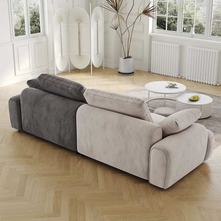 Buy farmhouse furniture Modern Farmhouse Two-Seat Sofa | Large 86.6" Living Room Couch - Modern Cottage Farmhouse Furniture
