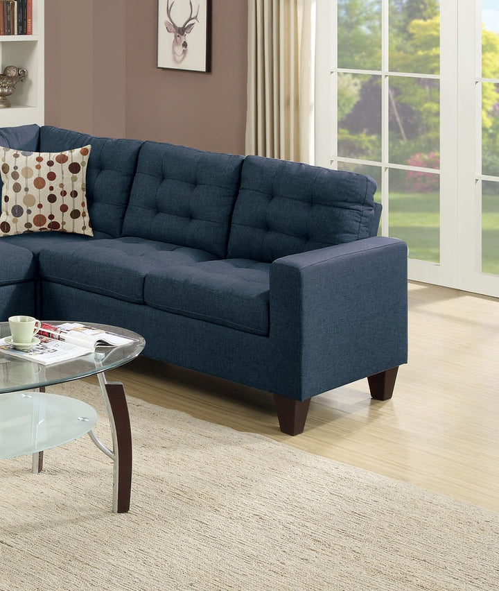 Buy farmhouse furniture Blue Modern Farmhouse Sofa Couch - Modern Cottage Farmhouse Furniture