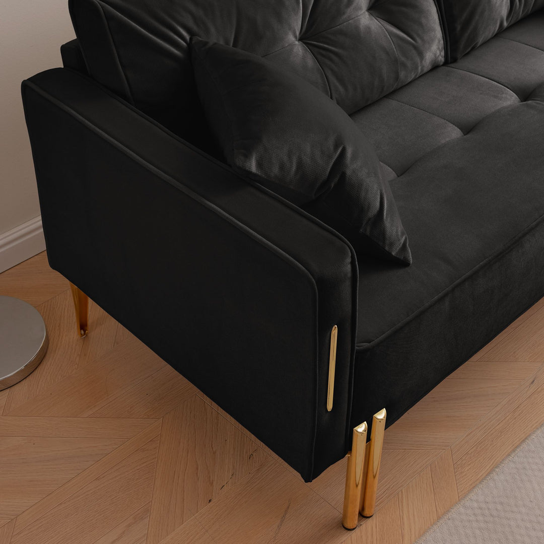 Buy farmhouse furniture Modern Farmhouse Cottage Upholstered 3-Seater Sofa Couch - Modern Cottage Farmhouse Furniture
