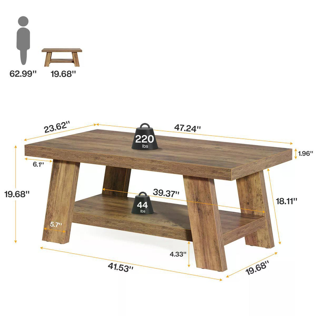 Buy farmhouse furniture Modern Farmhouse Simple Wooden Coffee - Modern Cottage Farmhouse Furniture