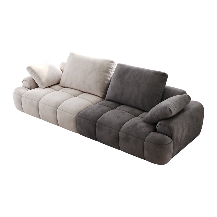 Buy farmhouse furniture Modern Farmhouse Two-Seat Sofa | Large 86.6" Living Room Couch - Modern Cottage Farmhouse Furniture