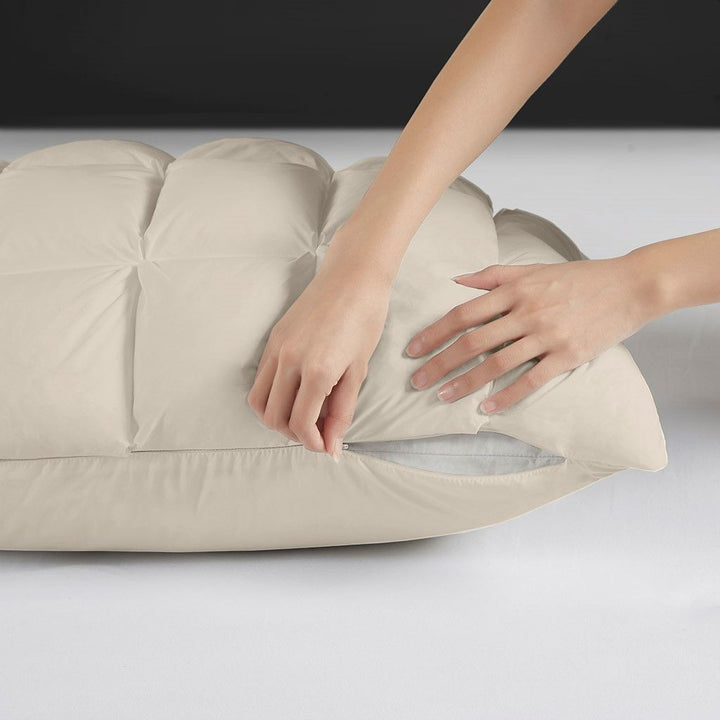 Buy farmhouse furniture Overfilled Pillow Protector Single Piece (King Size) - Modern Cottage Farmhouse Furniture