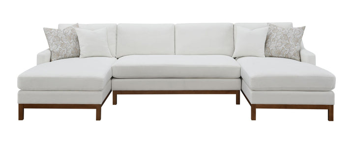 Buy farmhouse furniture Evie - Ivory Large Modern Farmhouse Sofa Couch - Modern Cottage Farmhouse Furniture