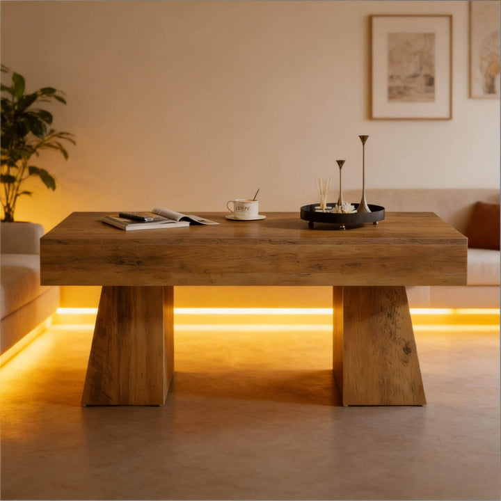 Buy farmhouse furniture Farmhouse Spacious Coffee Table - Modern Cottage Farmhouse Furniture