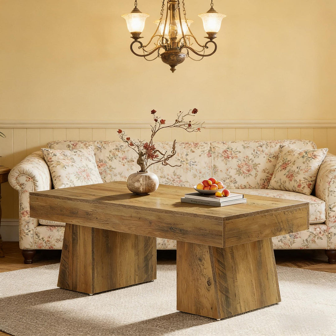 Buy farmhouse furniture Farmhouse Spacious Coffee Table - Modern Cottage Farmhouse Furniture