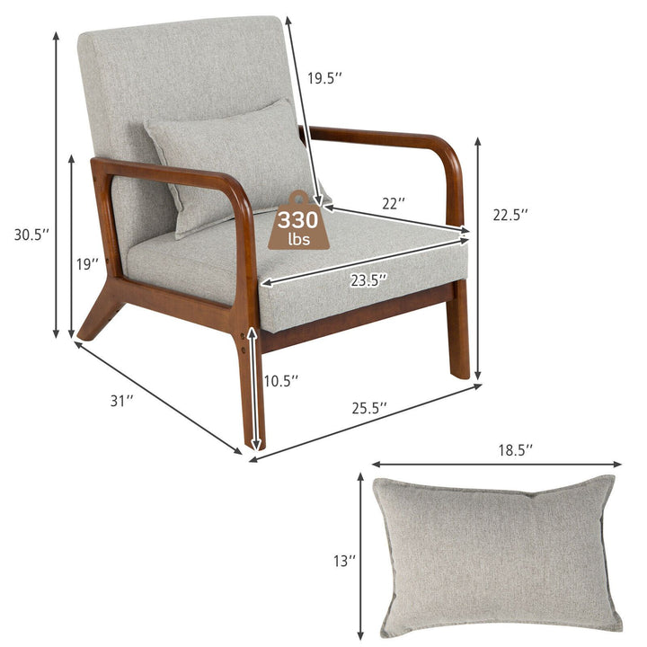 Buy farmhouse furniture Beige White Modern Contemporary Accent Chair - Modern Cottage Farmhouse Furniture