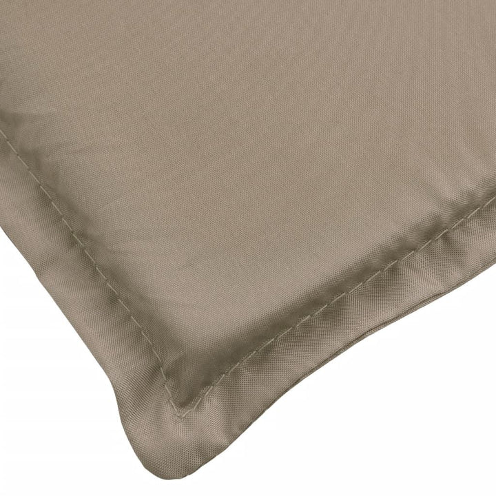 Buy farmhouse furniture Sun Lounger Cushion Taupe Oxford fabric - Modern Cottage Farmhouse Furniture