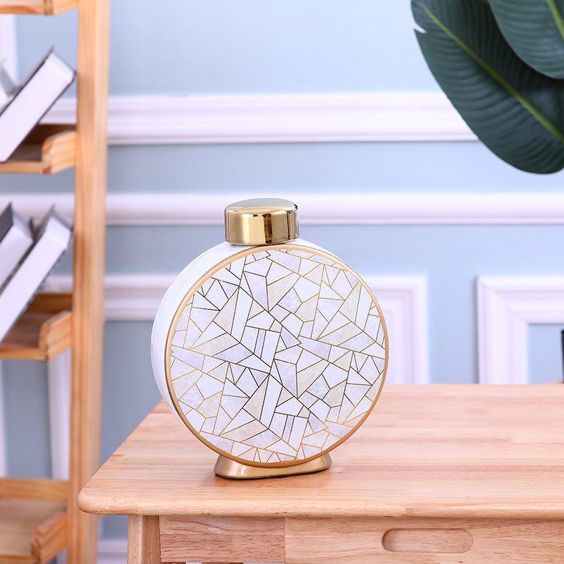 Buy farmhouse furniture Villapiana Scalo | Mediterranean European-style Luxury Ceramic Vase - Modern Cottage Farmhouse Furniture