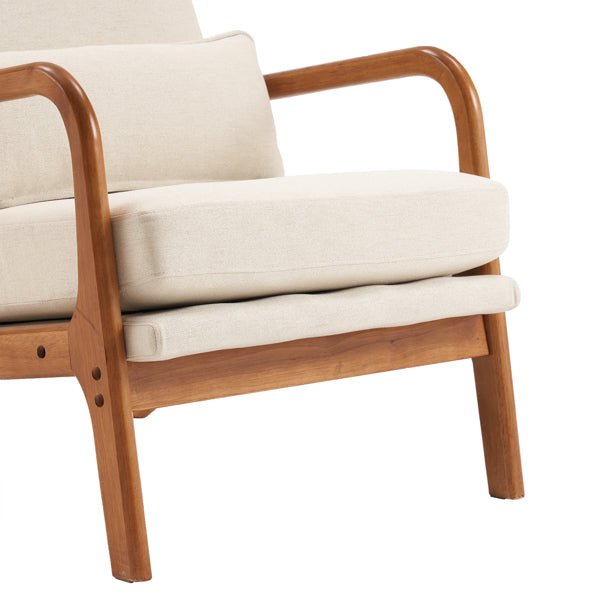 Buy farmhouse furniture Valencia Mediterranean Farmhouse Linen Contemporary Accent Chair - Modern Cottage Farmhouse Furniture