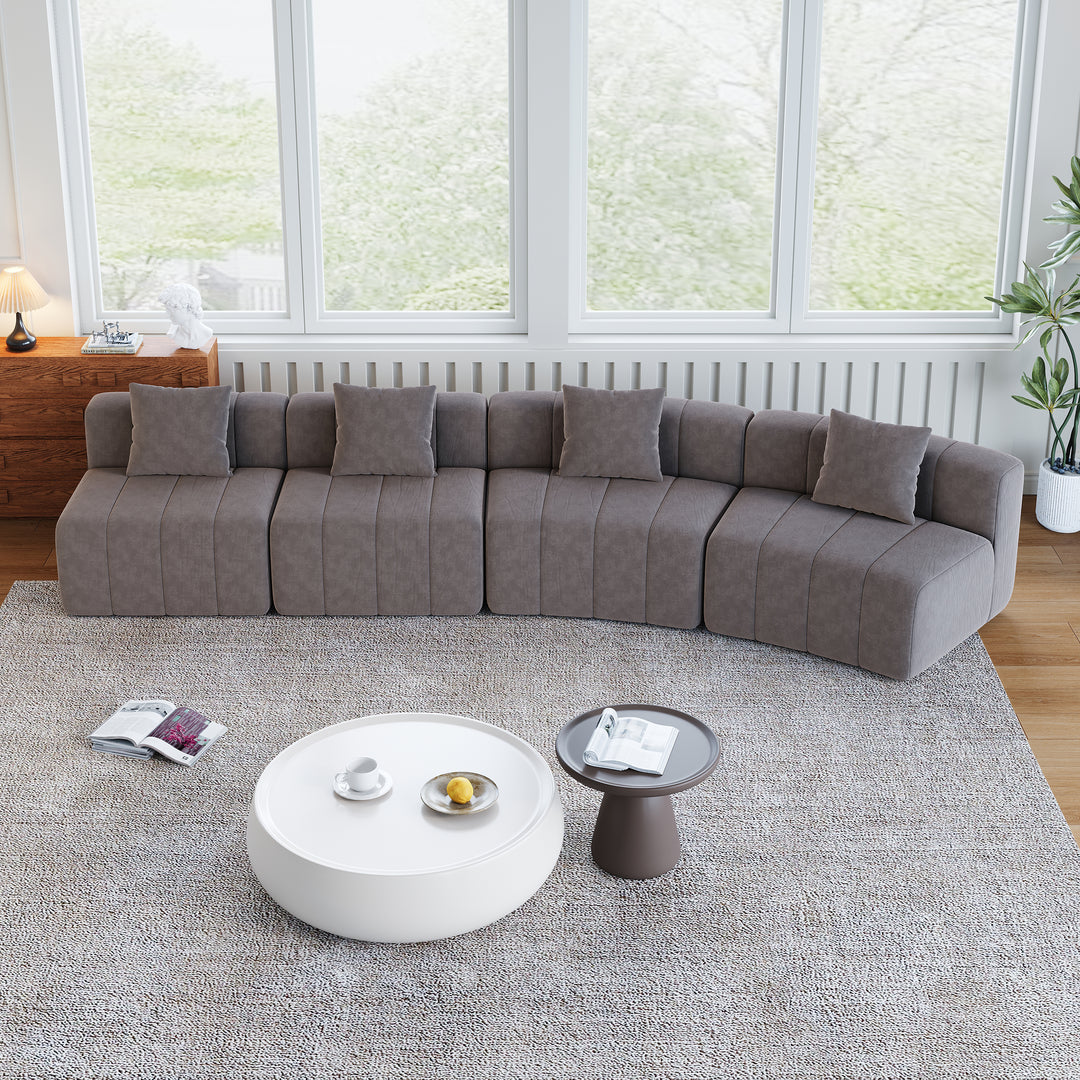 Buy farmhouse furniture The Valencia Gray Vista Sofa Section Sectional - Modern Cottage Farmhouse Furniture