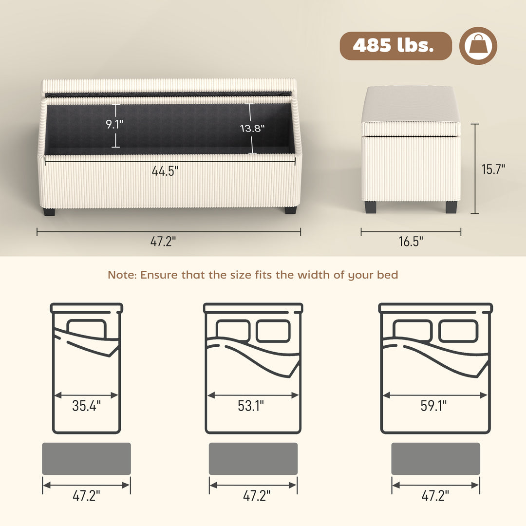 Buy farmhouse furniture Beige Mediterranean Modern Large Bed Ottoman With Storage - Modern Cottage Farmhouse Furniture