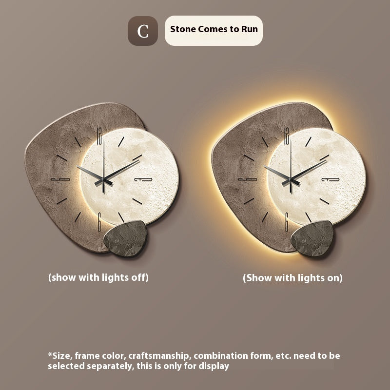 Buy farmhouse furniture Mykonos | Mediterranean Sea Stone Luxury Clock Wall - Modern Cottage Farmhouse Furniture