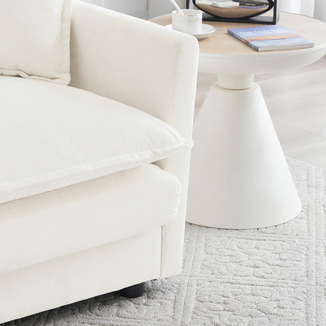 Buy farmhouse furniture Daisy | White Modern Farmhouse Cottage Sofa Sectional - Modern Cottage Farmhouse Furniture