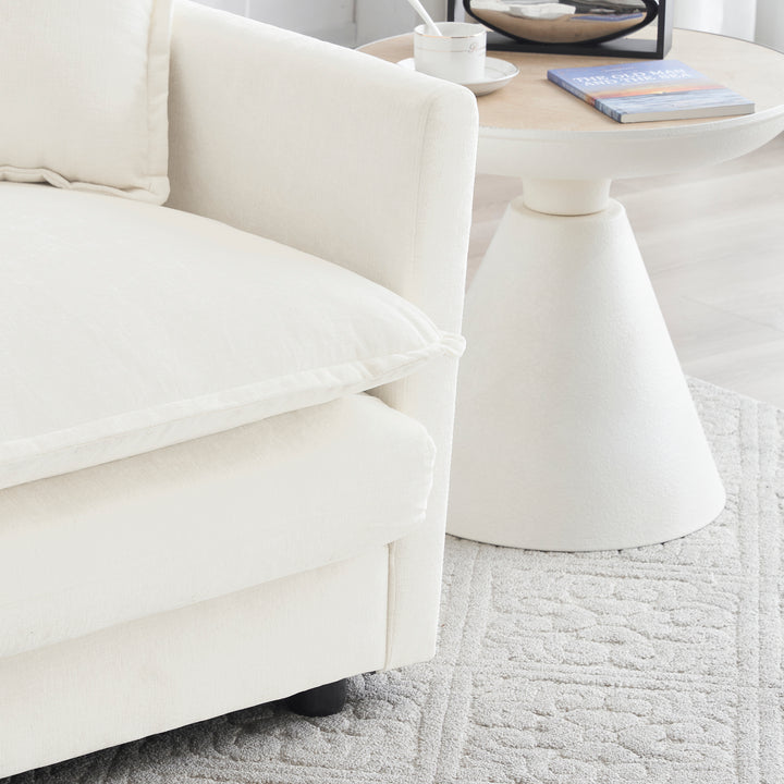 Buy farmhouse furniture Daisy | White Modern Farmhouse Cottage Sofa Sectional - Modern Cottage Farmhouse Furniture
