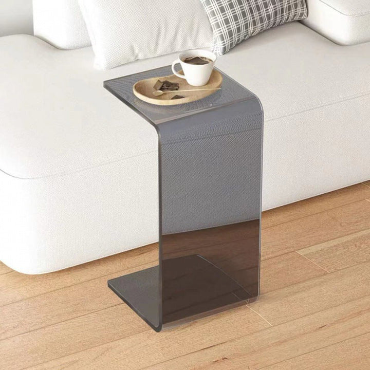 Buy farmhouse furniture The Rennes | Modern Minimalist Transparent Luxury Side Table - Modern Cottage Farmhouse Furniture