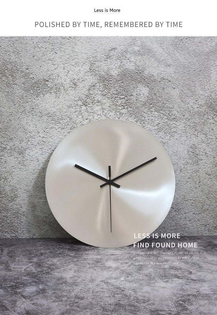 Buy farmhouse furniture Azzurro | White Mediterranean Steel Luxury Wall Clock - Modern Cottage Farmhouse Furniture