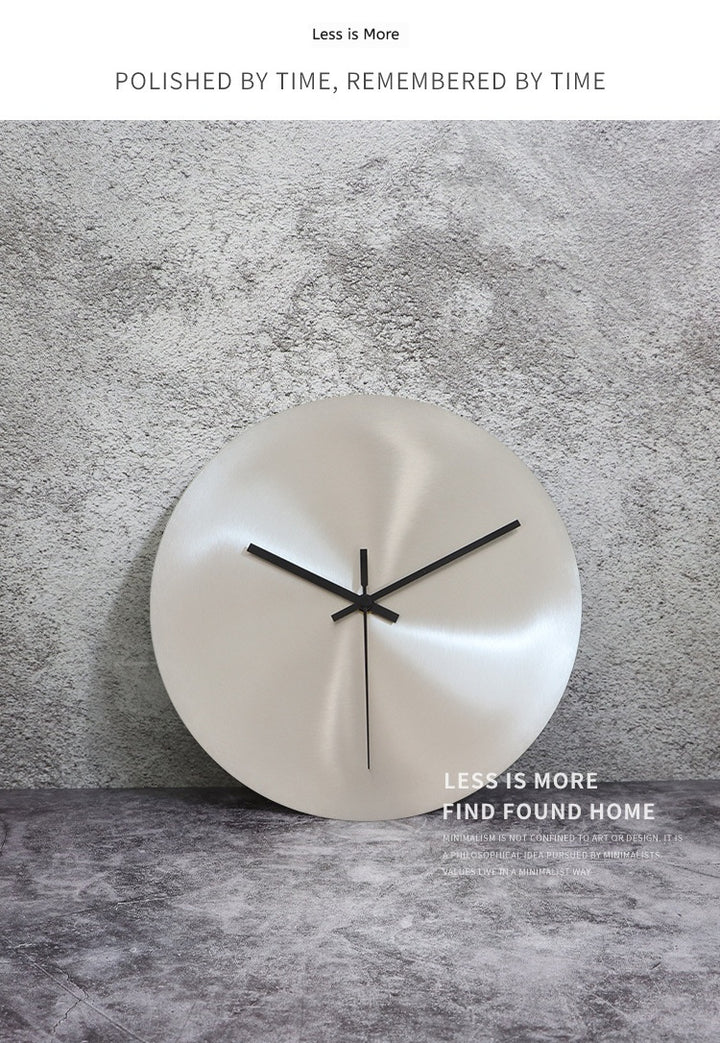 Buy farmhouse furniture Azzurro | White Mediterranean Steel Luxury Wall Clock - Modern Cottage Farmhouse Furniture