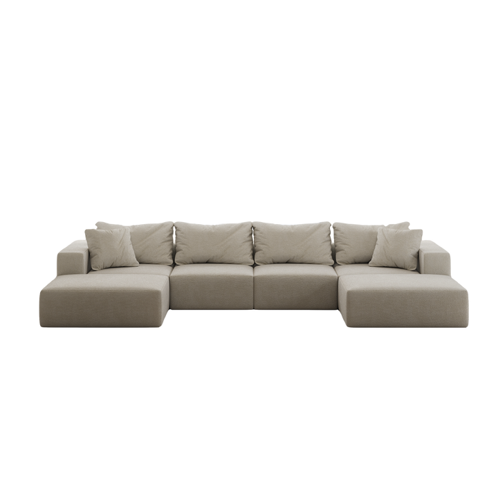 Buy farmhouse furniture The White Oak Meadow | Large Beige Modern Farmhouse Style Sofa Couch - Modern Cottage Farmhouse Furniture