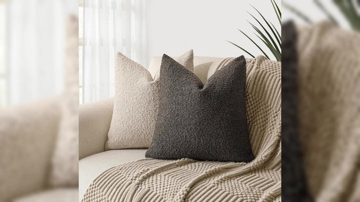 Buy farmhouse furniture Handcrafted Lily Modern Mediterranean Farmhouse Decorative Throw Pillow Case - Modern Cottage Farmhouse Furniture