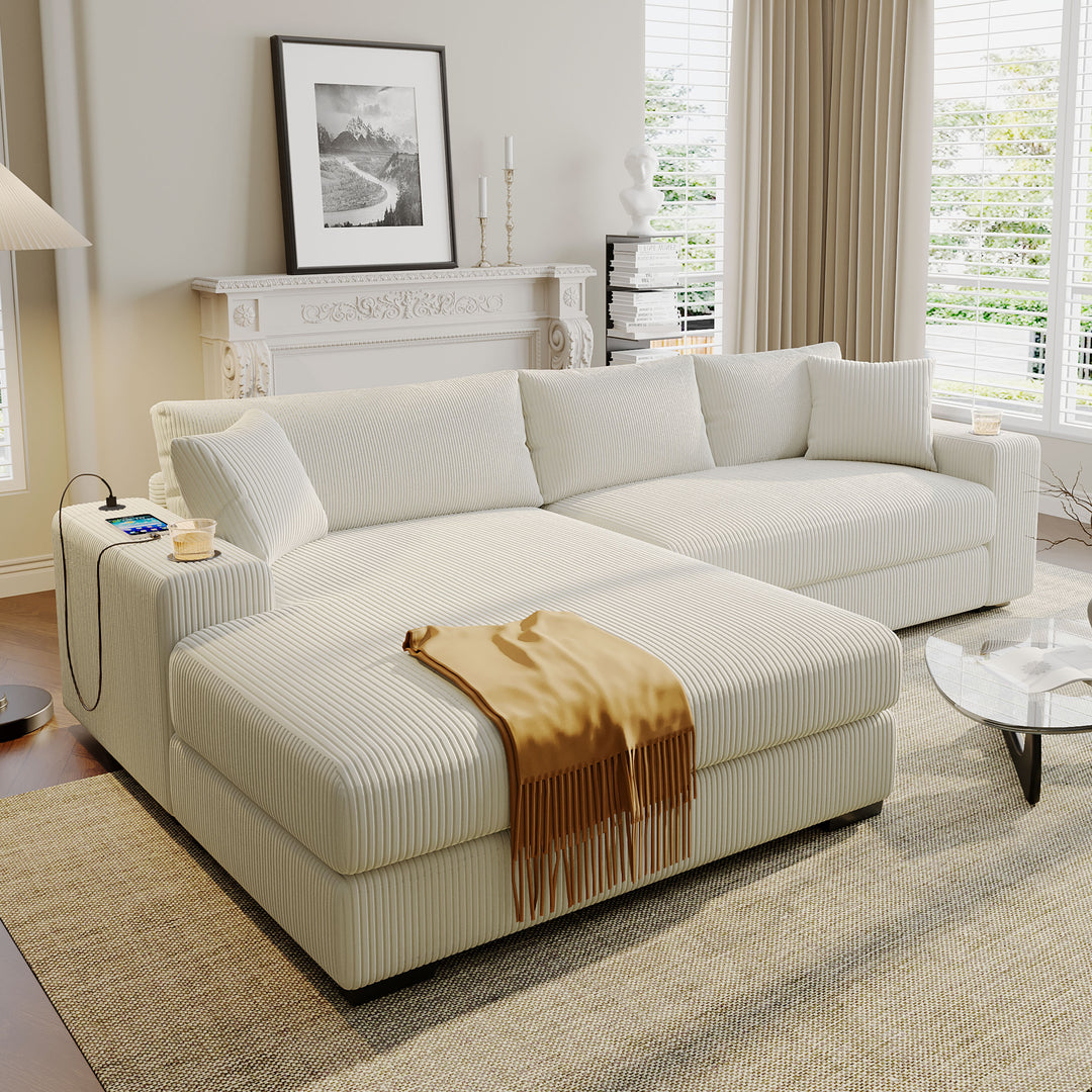 Buy farmhouse furniture White Oak • White Modern Cottage American Farmhouse Style Sofa Couch - Modern Cottage Farmhouse Furniture