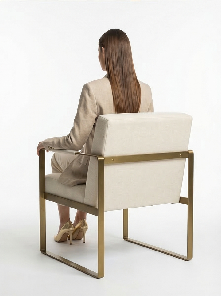 Buy farmhouse furniture Villa Aurelia Contemporary Accent Chair - Modern Cottage Farmhouse Furniture