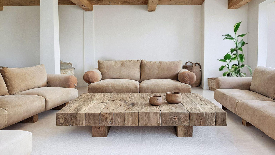 Buy farmhouse furniture Classic Mediterranean Farmhouse Italian Rustic Wooden Coffee Table – Custom Handmade - Modern Cottage Farmhouse Furniture
