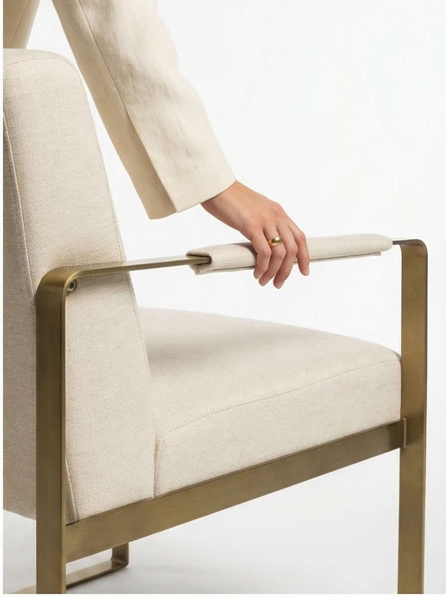 Buy farmhouse furniture Villa Aurelia Contemporary Accent Chair - Modern Cottage Farmhouse Furniture