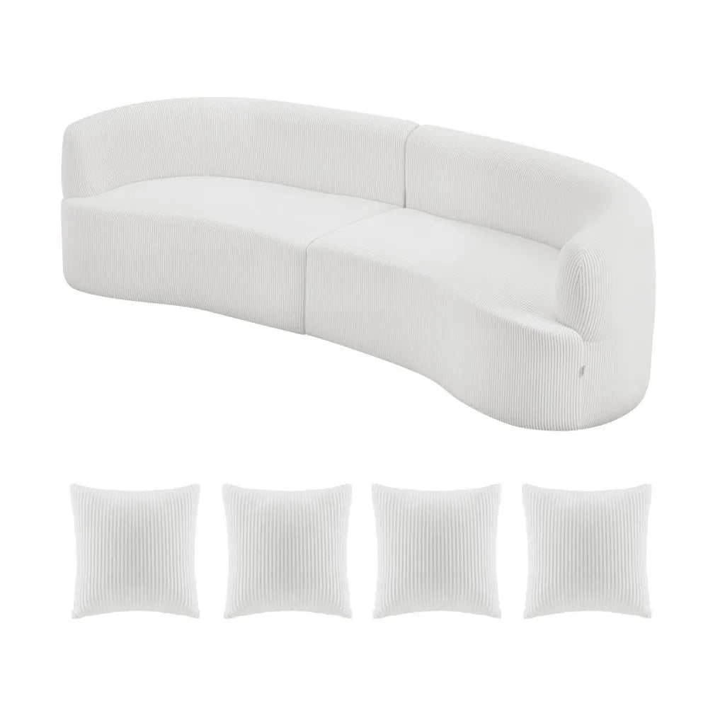 Buy farmhouse furniture White Modern European Farmhouse Style Luxury Modern Cloud Plush Sectional Sofa - Modern Cottage Farmhouse Furniture